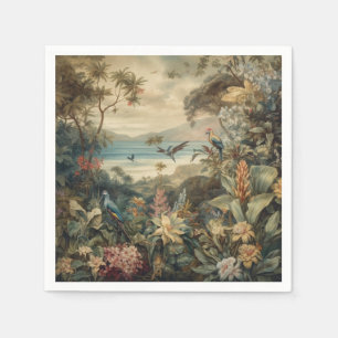 Serviette En Papier Art botanique vintage Papier de luxe