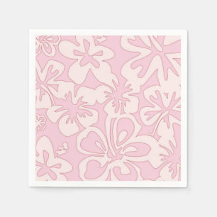 Serviette En Papier Art de fleurs roses pastel