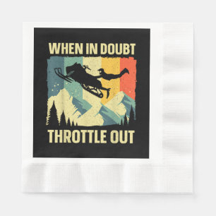 Serviette En Papier Art de motoneige cool pour hommes femmes enfants m