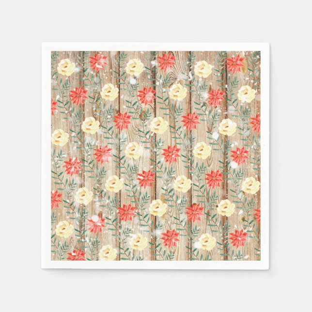 Serviette En Papier Art de Noël (Devant)