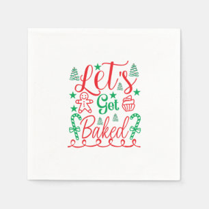 Serviette En Papier Art de Noël laissez-vous cuire