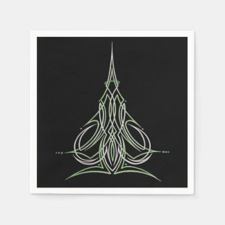 Serviette En Papier Art De Pinstriping Personnalisé Voiture À Roue Cha