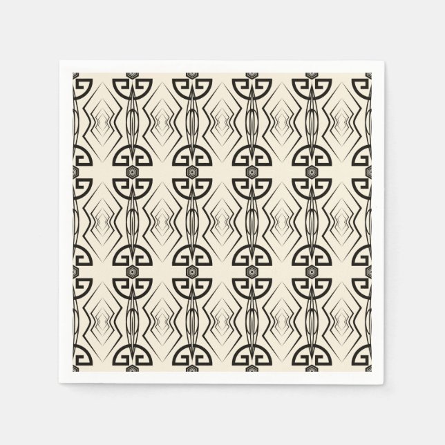Serviette En Papier Art Déco (Devant)
