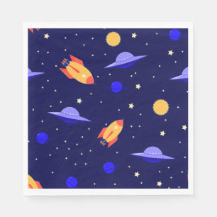 Serviette En Papier Art extra-atmosphérique Wilds Système solaire Astr