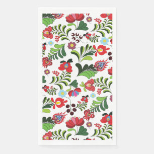 Serviette En Papier Art folklorique d'Europe de l'Est