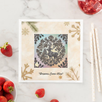 Serviette En Papier "Art Imaginaire"