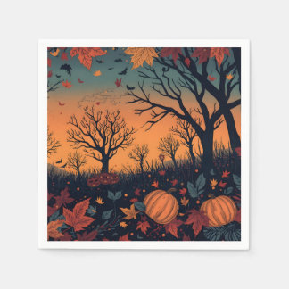 Serviette En Papier Art inspiré d'automne