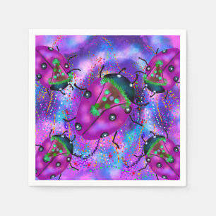 SERVIETTE EN PAPIER ART LADYBUG