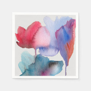 Serviette En Papier Art moderne floral abstrait maison