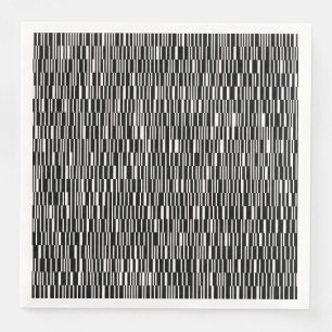 Serviette En Papier Art motif géométrique moderne, urbain, contemporai