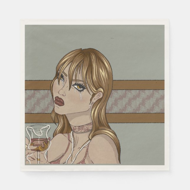 Serviette En Papier Art nouveau (Devant)