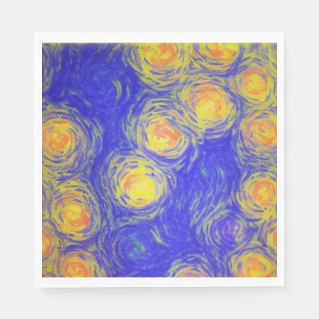 Serviette En Papier Art Popcorn (Devant)