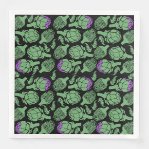 Serviette En Papier Artichot botanique Art Décor d'origine