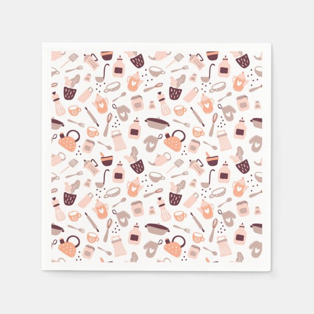 Serviette En Papier Articles de première nécessité (Devant)