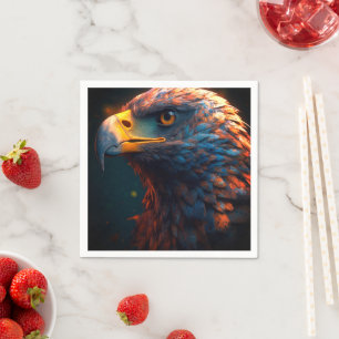 Serviette En Papier Artsy Bird