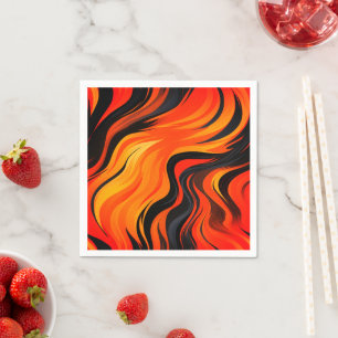 Serviette En Papier Artsy Stripes