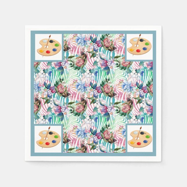Serviette En Papier Arty (Devant)