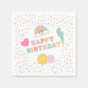 Serviette En Papier Assiettes en papier pour anniversaire avec lettre