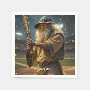 Serviette En Papier Assistant Bat de baseball mignon Imaginaire