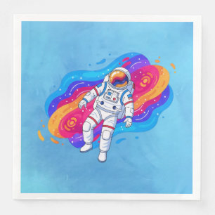 Serviette En Papier Astronaute