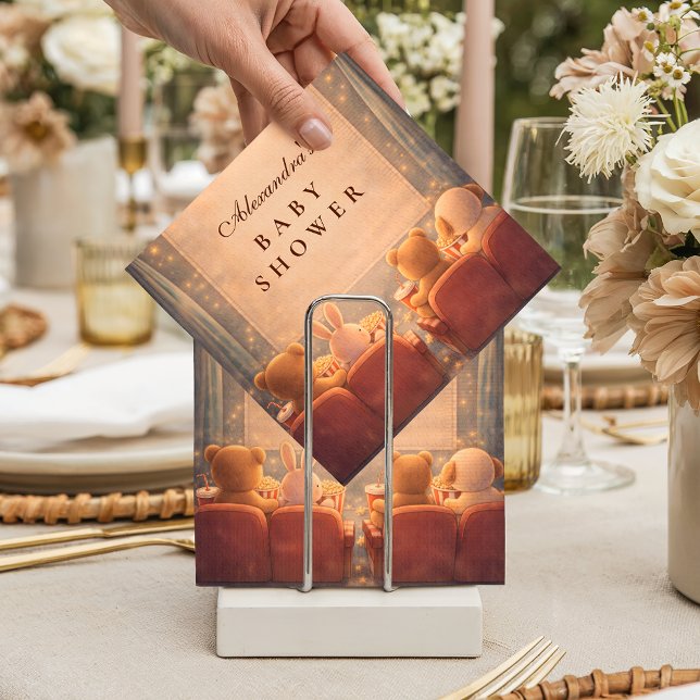 Serviette En Papier At Home Movie Night Baby Shower (Créateur téléchargé)