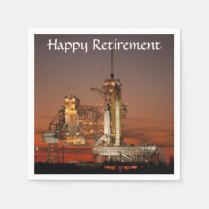 Serviette En Papier Atlantis Space Shuttle lancement NASA