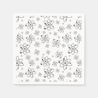 Serviette En Papier Atomes Chimie Motif