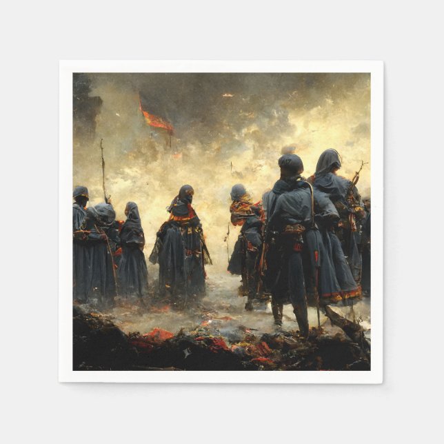 Serviette En Papier Attaquez l'endroit (Devant)