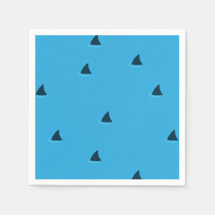 Serviette En Papier Attention aux requins !