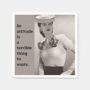 Serviette En Papier Attitude