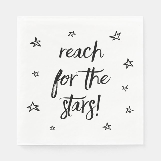 Serviette En Papier Attitude, Objectifs, Amour, Rêves Citation Motivat (Devant)