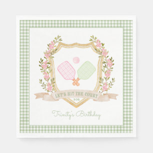 Serviette En Papier Attrapons la Cour Pickle Pickle Ball Anniversair