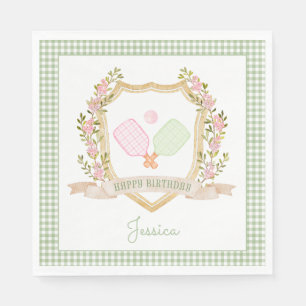 Serviette En Papier Attrapons la Cour   Pickle Pickle Ball Anniversair