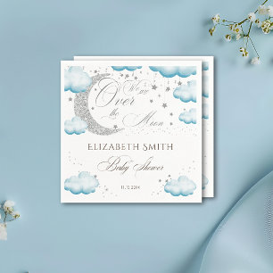 Serviette En Papier Au-dessus de la Parties scintillant de Baby shower