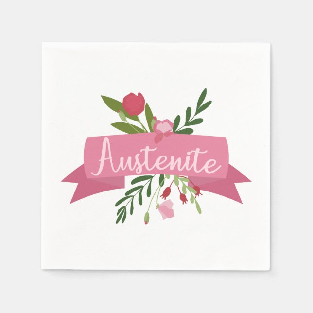 Serviette En Papier Austenite II (Devant)