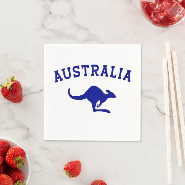 Serviette En Papier Australie     (En situation)