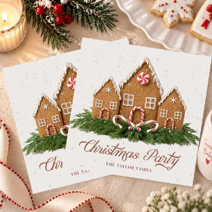 Serviette En Papier Autocollant de fête de Noël Maison en pain d'épi