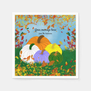 Serviette En Papier Automne