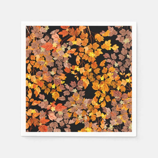 Serviette En Papier Automne (Devant)
