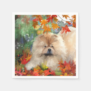 Serviette En Papier AUTOMNE BLISS Chow - Couvertures en papier