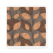 Automne Feuilles Brown