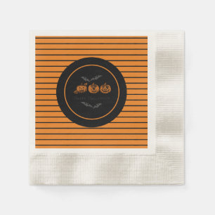 Serviette En Papier Automne/Halloween/citrouille