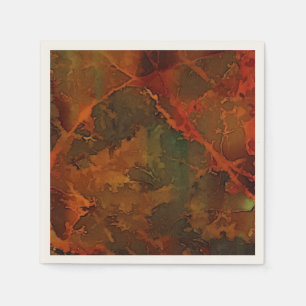 Serviette En Papier Automne profond Terre riche automne Abstrait
