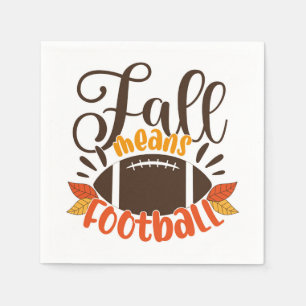 Serviette En Papier Automne signifie football