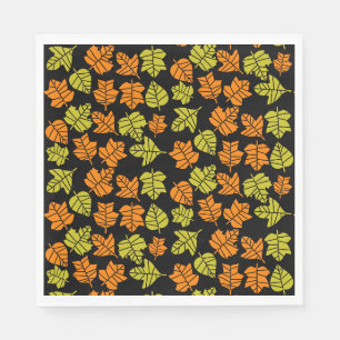 Serviette En Papier Automne Transition de la nature