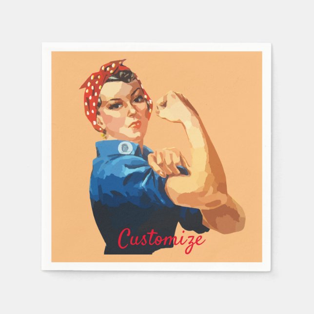 Serviette En Papier Autonomisation féminine Thunder_Cove (Devant)