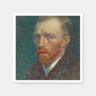 Serviette En Papier Autoportrait de Van Gogh peinture artistique