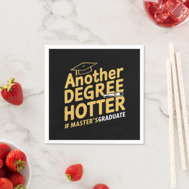 Serviette En Papier Autre degré plus chaud Diplôme de master (En situation)
