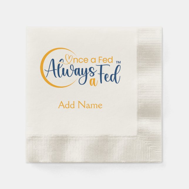 Serviette En Papier Autrefois Une Fed A Toujours Une Fed (Devant)