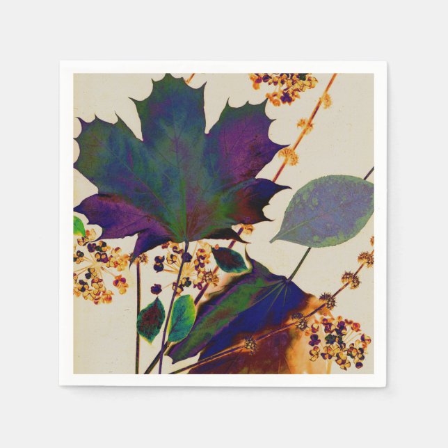 Serviette En Papier Autumn Leaves (Devant)